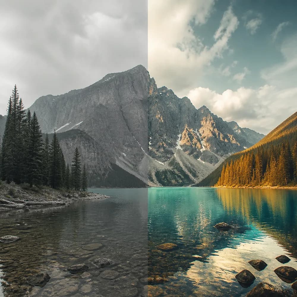 Color grading: Shape the color language of any image