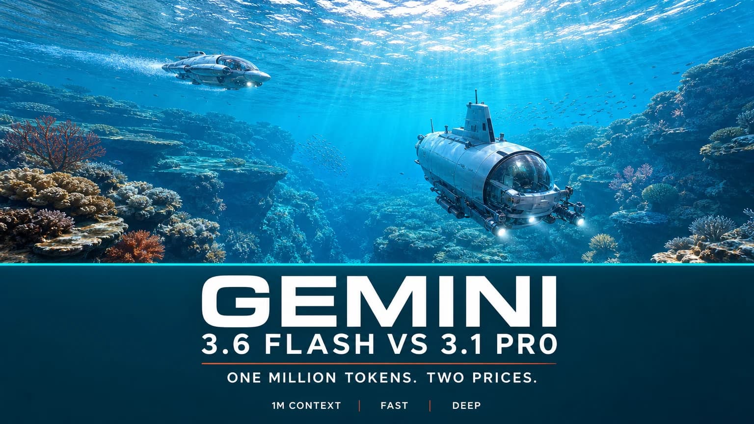 Gemini 3.6 Flash 与 3.1 Pro:同样一百万 token,两个价格